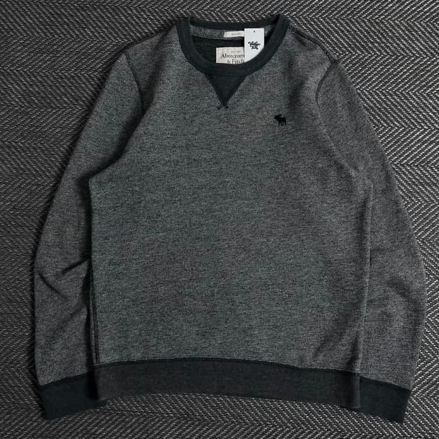 아베크롬비 y2k 디테일 크루넥 스웻 셔츠o 3697