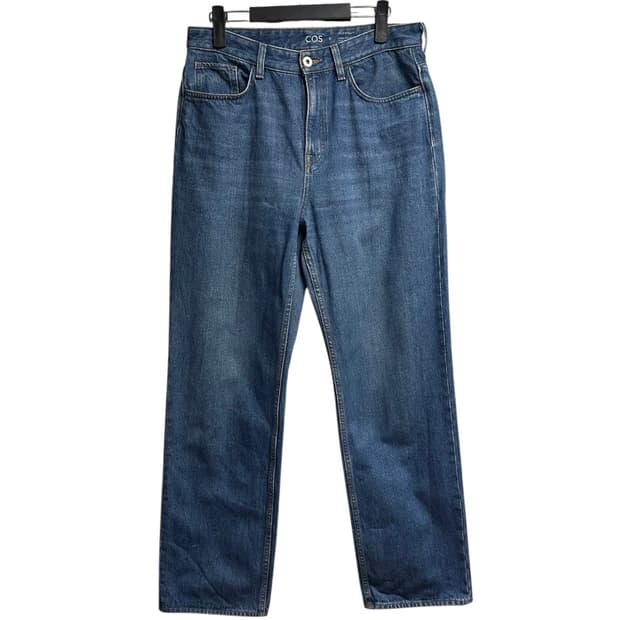 코스(COS) 루즈 스트레이트 핏 워싱 데님팬츠 31size