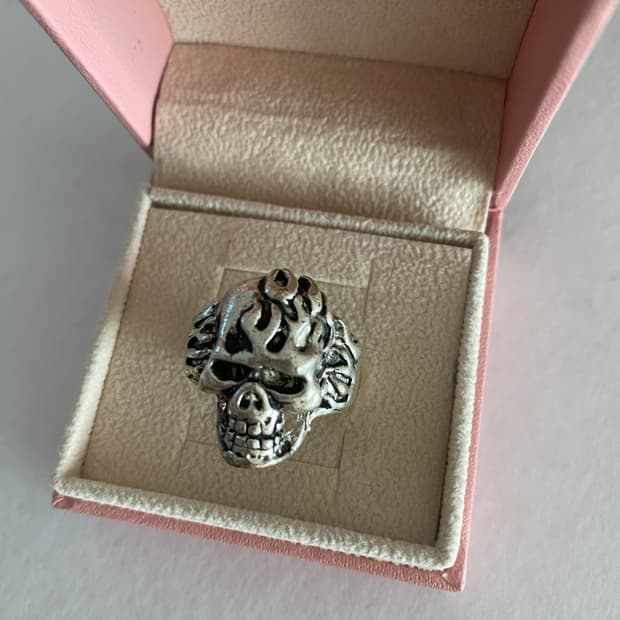 빈티지 해골 스컬 반지