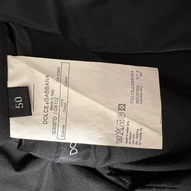 돌체앤가바나 가죽자켓