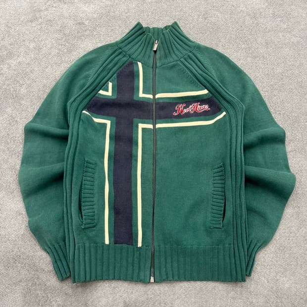 95 kool hass 니트집업 자켓