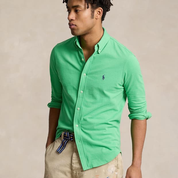 폴로랄프로렌 페더웨이트 메쉬 셔츠