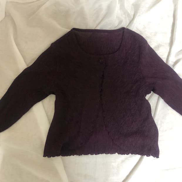 딥퍼플 가디건 