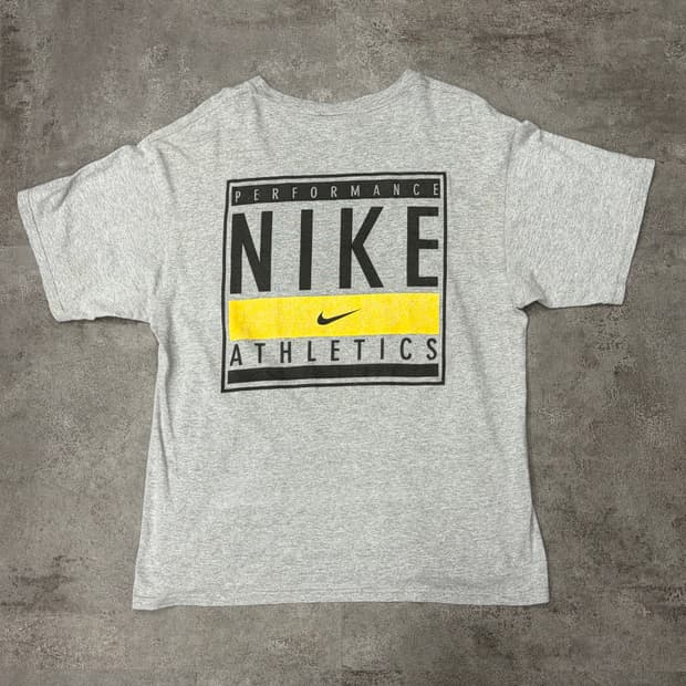 90년대 올드 나이키 Performance Athletics 백프린트 반