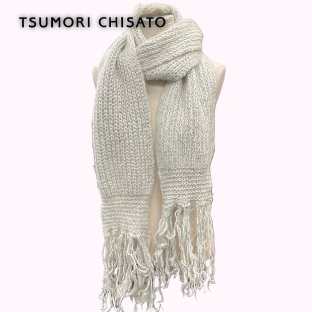 glitter mohair wool muffler