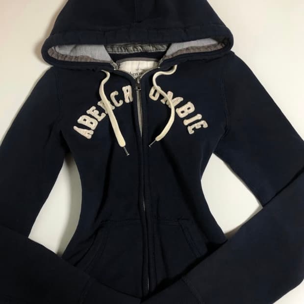 아베크롬비 네이비 후드집업