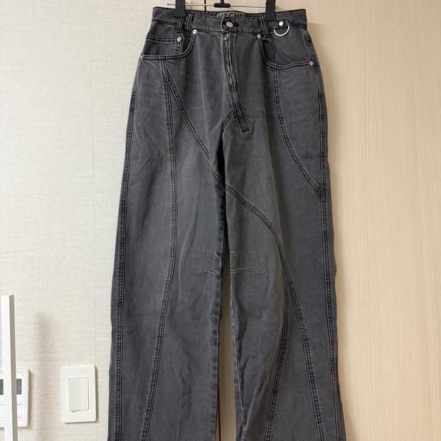 나체 wavy seam line denim(사이즈 0, 사이즈 2)