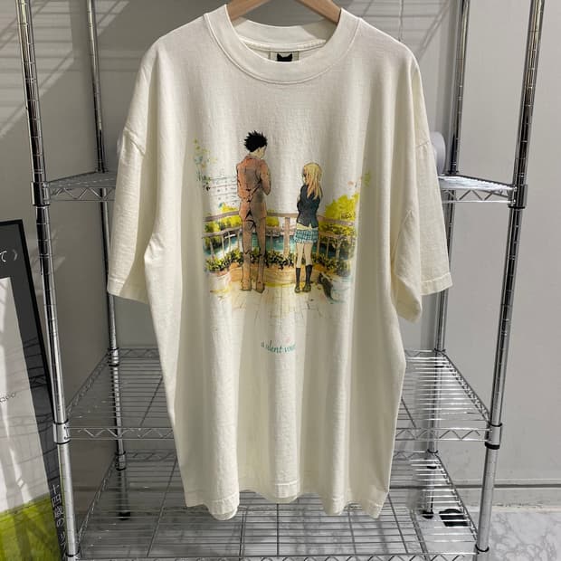 목소리의형태 부틀렉 애니메이션 티셔츠