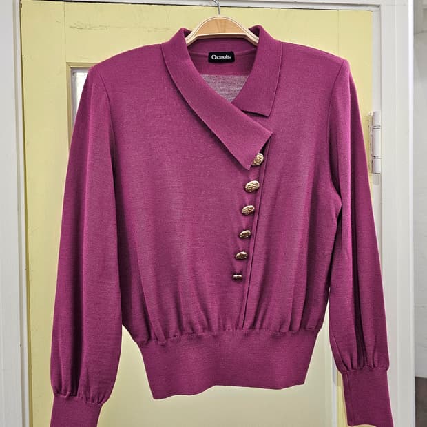 Chamois 빈티지 핑크 니트