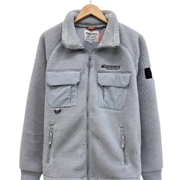 디스커버리 플리스 라이트그레이 (L)