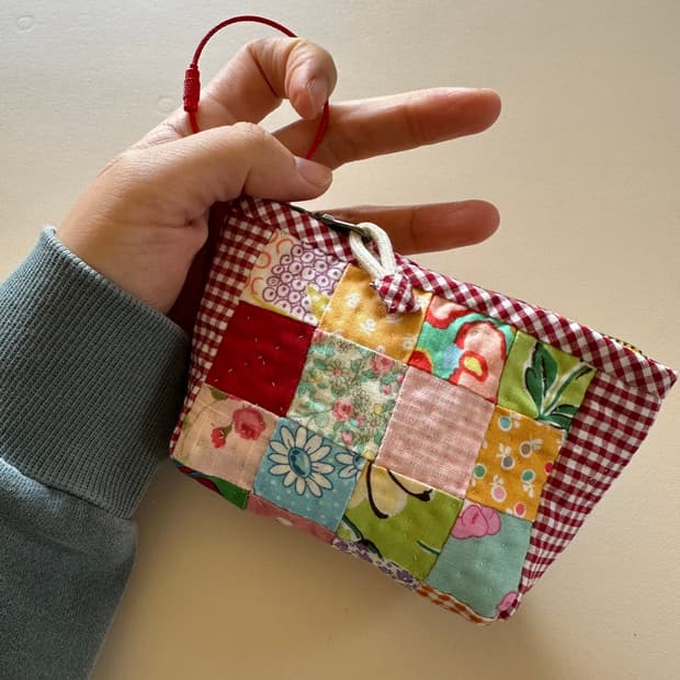 핸드메이드 퀼트 파우치 / 화장품파우치