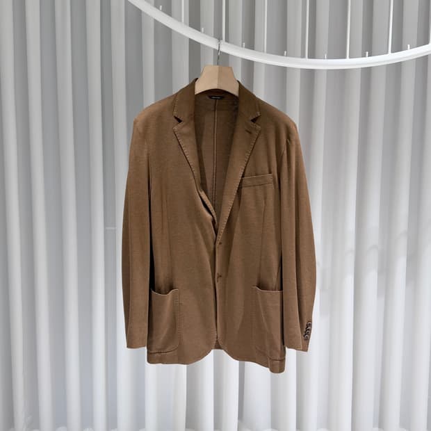 (A+/52) / 로로피아나 테일러드 코튼 블랜드 블레이저 자켓