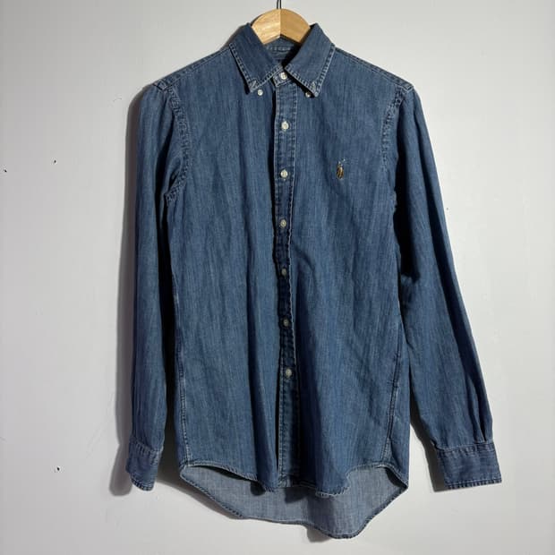 폴로 랄프로렌 빈티지 데님 버튼다운 셔츠 (무료배송)