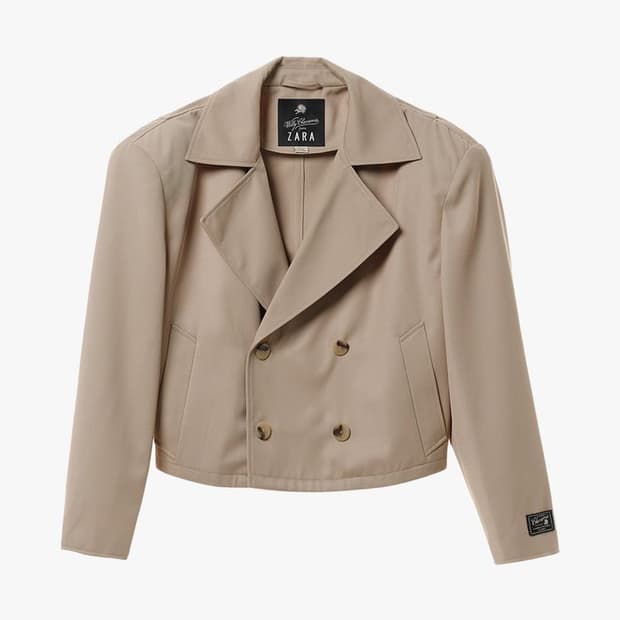 자라 x 윌리 차바리아 숏 박시 트렌치코트