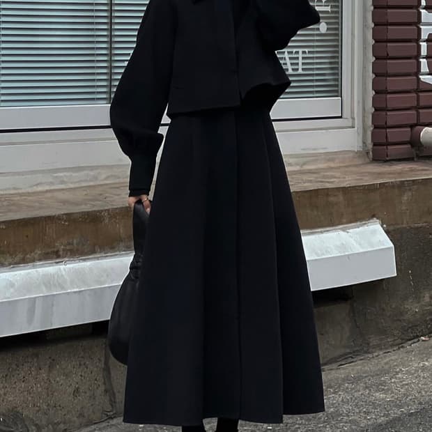 트리밍버드 3-way 트렌츠코트 네이비