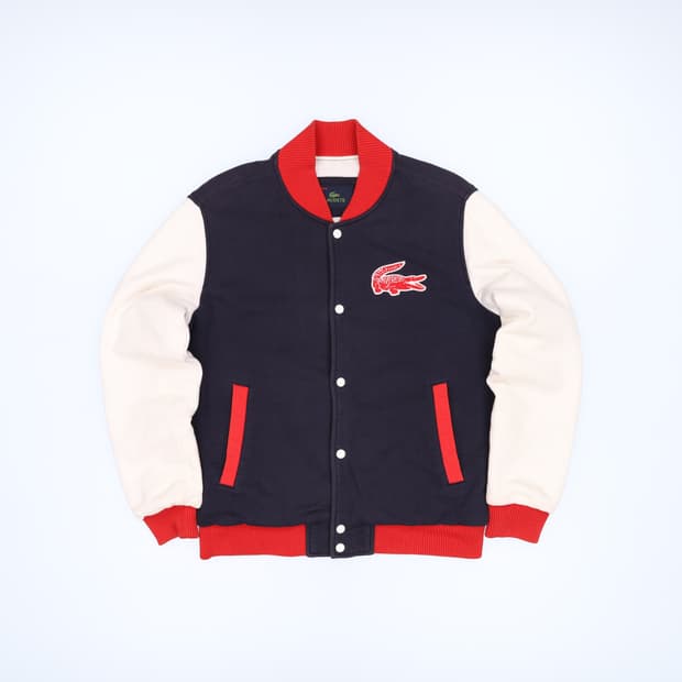 100 라코스테 빈티지 바시티 스타디움 자켓 4227