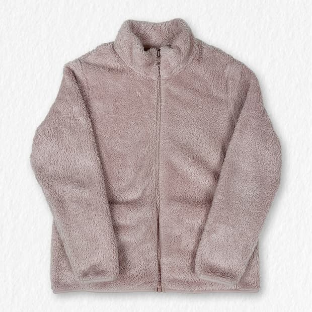 유니클로 후리스 핑크