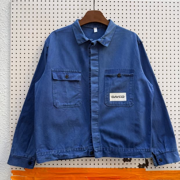 OLD VINTAGE WASHED MECHANIC 프렌치 메카닉워크자켓