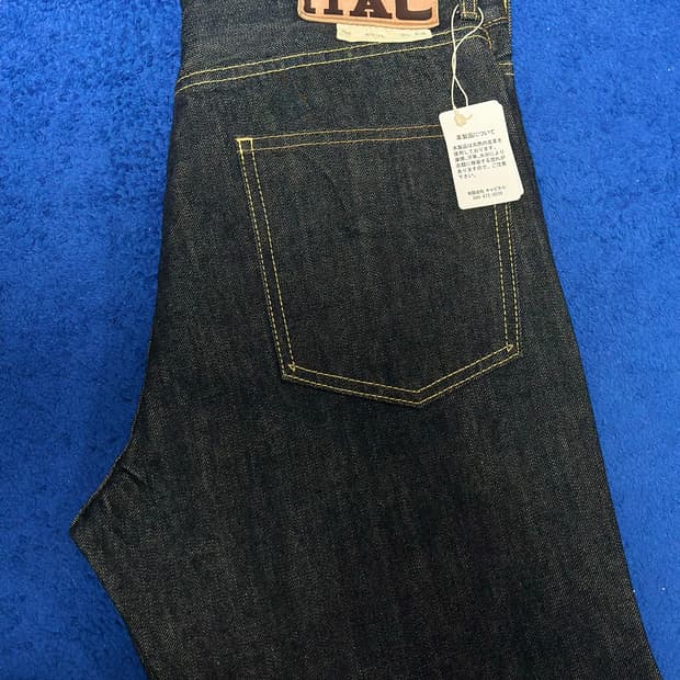 캐피탈 14oz 5p 오카벨보 데님 34 새상품