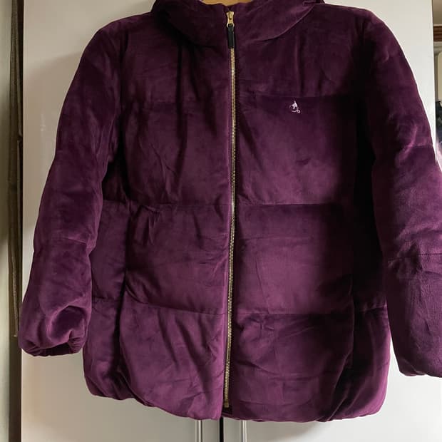 빈폴 벨벳 덕다운 점퍼