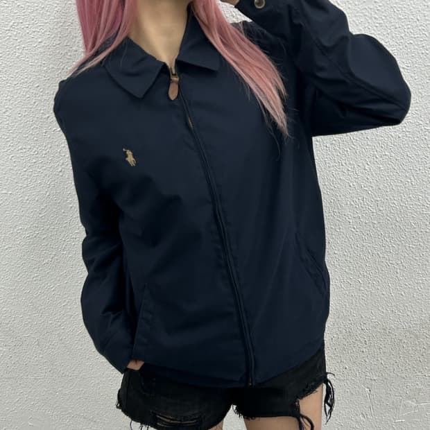 폴로 랄프로렌 베이지포니 네이비 블루종 자켓 S
