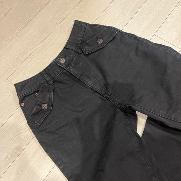 빈티지 부츠컷 흑청바지