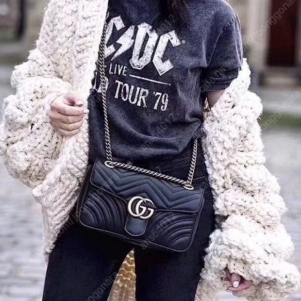 구찌 마몽 마틀라세 스몰 크로스백/숄더백 정품S급(감정O)