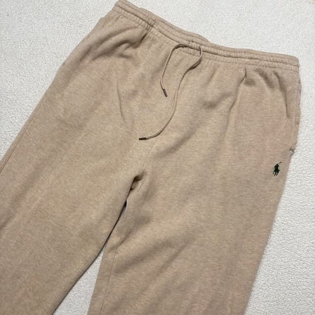 폴로 랄프로렌 베이지 트레이닝 조거 팬츠