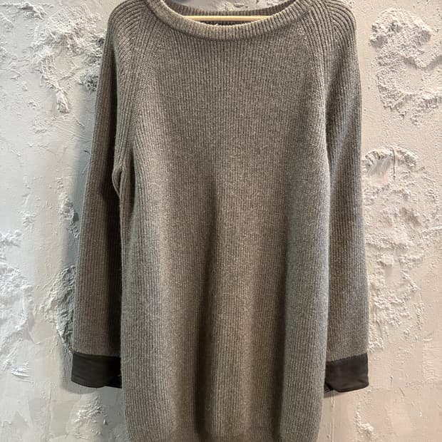 시스템 SYSTEM 울 혼방 니트 롱탑 90(F)