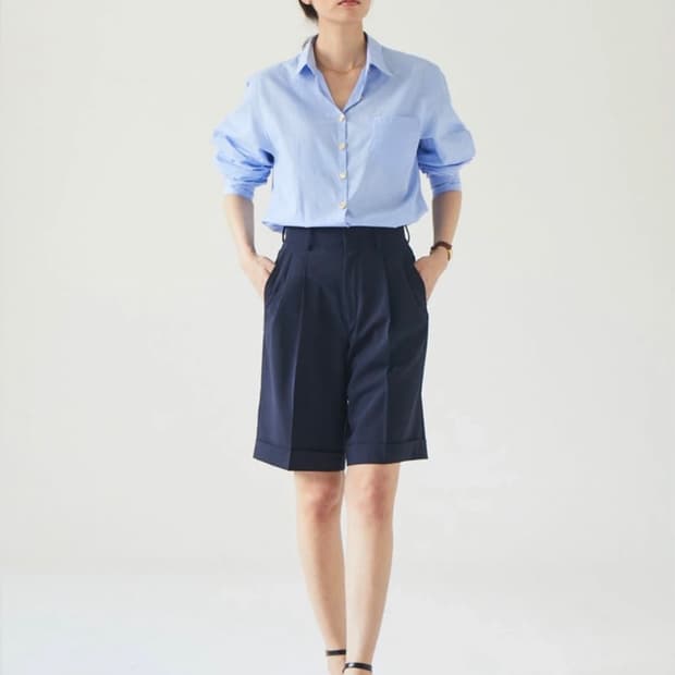 얼바닉 azur 블루 셔츠 새상품