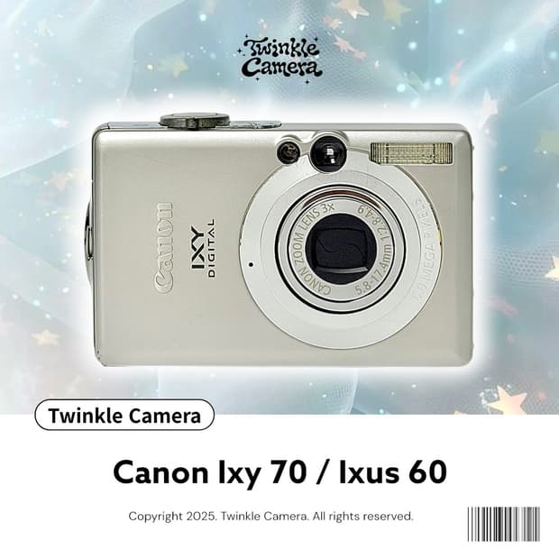 Canon ixy 캐논 익시 70 (익서스 60)