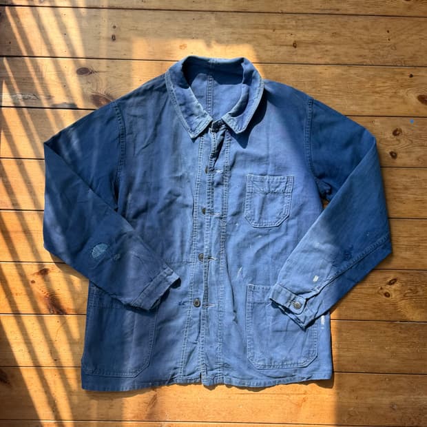 80‘s 리페어 빈티지 프렌치 워크 자켓