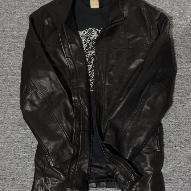 Balenciaga Car Coat Leather Jacket