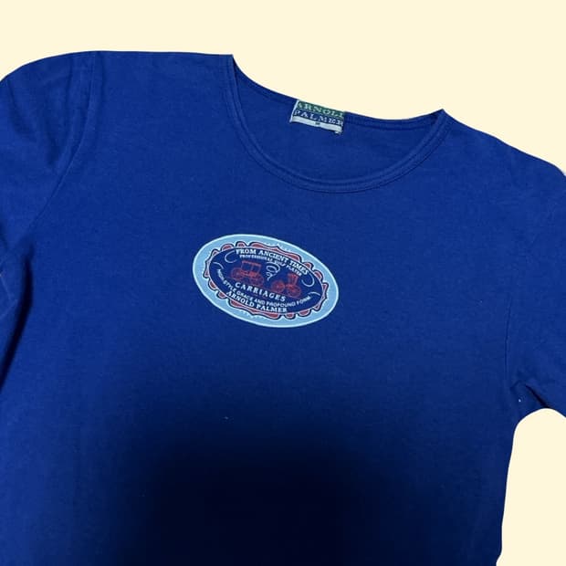 90s Arnold Palmer Blue Tee