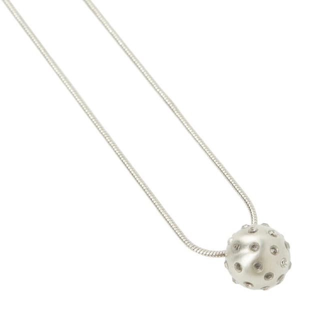 릭오웬스 MINI ORB 목걸이/실버