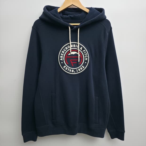 [XL] 아베크롬비 네이비 후드티