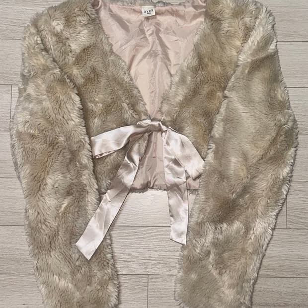 Axes femme) 엑시즈팜 리본 가디건