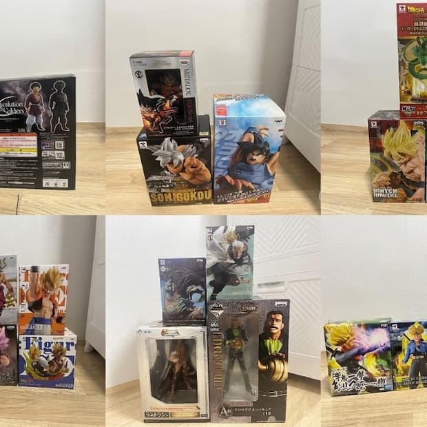 드래곤볼 19개/원피스 4개 피규어 개별 판매 