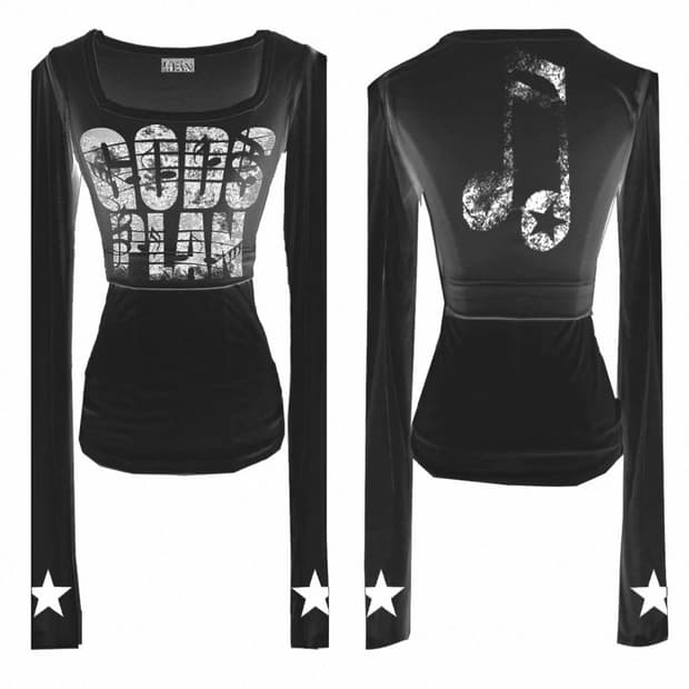 Gods plan 탑 빈티지 펑크