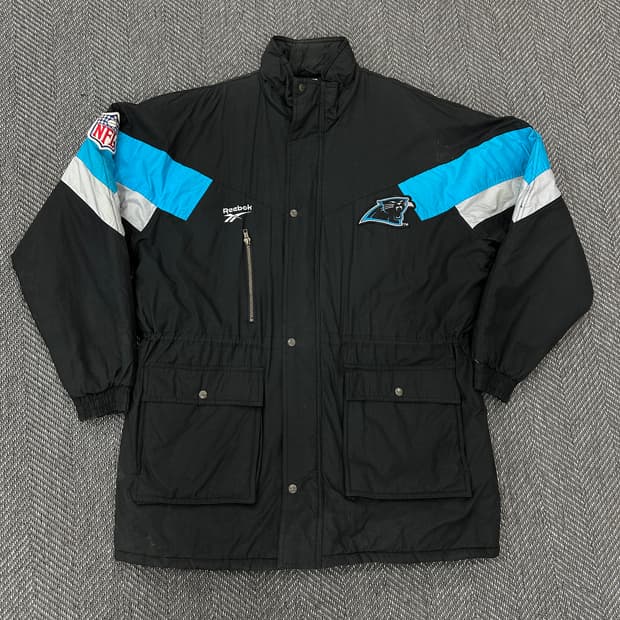 리복 x NFL 누빔롱자켓