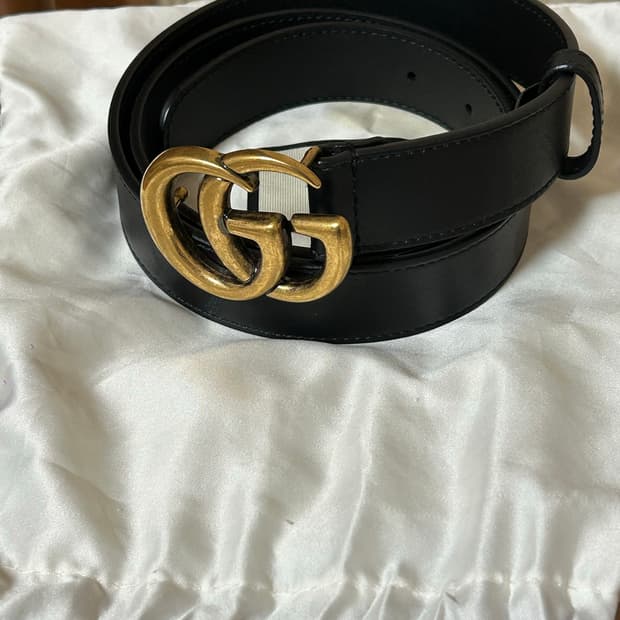 구찌 마몬트 금장벨트
