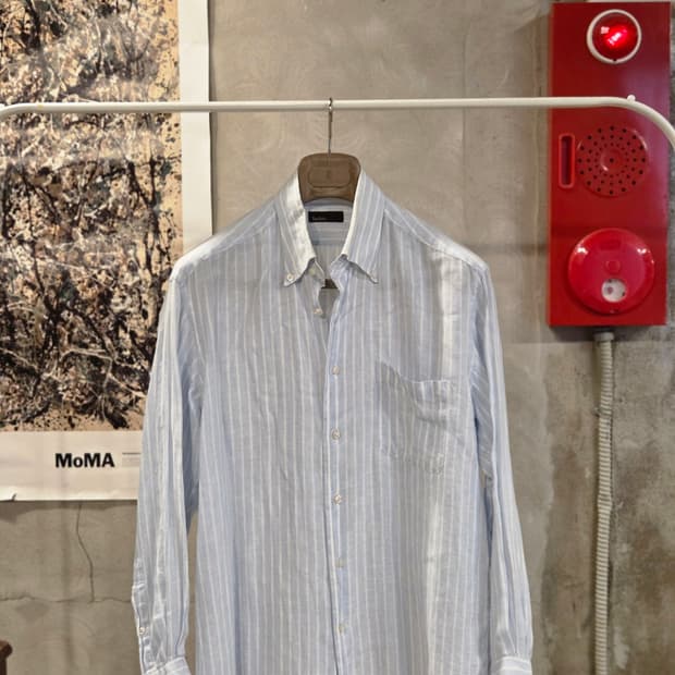 Isaia 리넨셔츠
