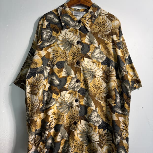 만원샵) 하와이안 반팔 셔츠 M C266