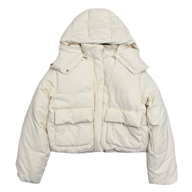 URAGO 후드 미니멀 덕다운 푸퍼 F