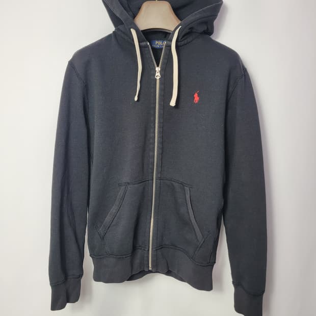 폴로 랄프로렌 후드집업 블랙