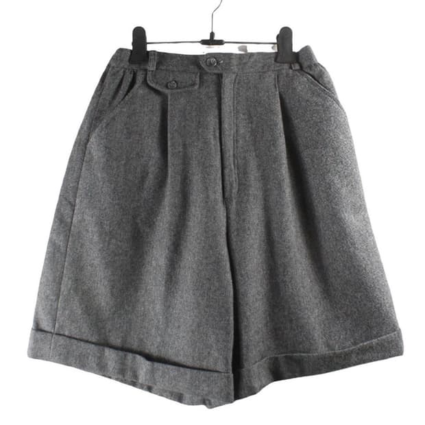 울 혼방 반바지