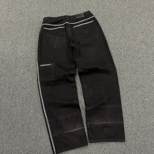 마리떼 프랑소와 저버 빈티지 와이드 블랙진 데님팬츠