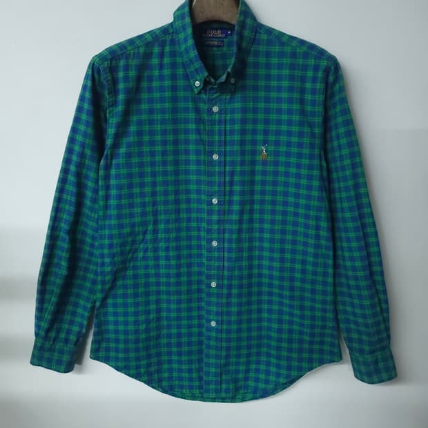 폴로 랄프로렌 체크 남방 M