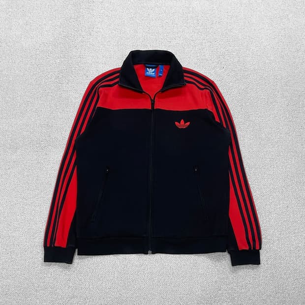 아디다스 빅 로고 파이어버드 스웻 트랙탑 져지