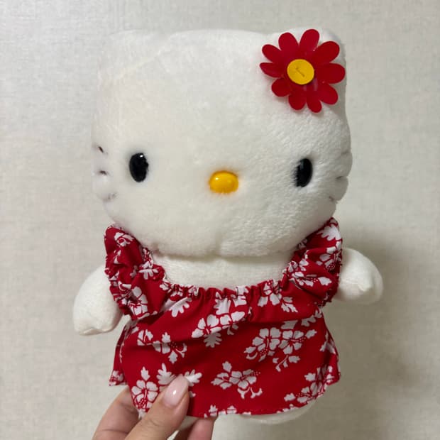 산리오 고전 하와이 키티 인형